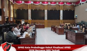 DPRD Kota Probolinggo Kebut Finalisasi APBD 2026 Bersama OPD Terkait