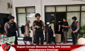 Dugaan Korupsi Monumen Reog, KPK Geledah Disbudparpora Ponorogo
