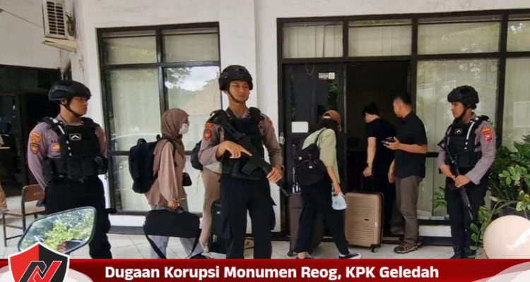 Dugaan Korupsi Monumen Reog, KPK Geledah Disbudparpora Ponorogo