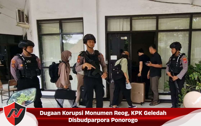 Dugaan Korupsi Monumen Reog, KPK Geledah Disbudparpora Ponorogo