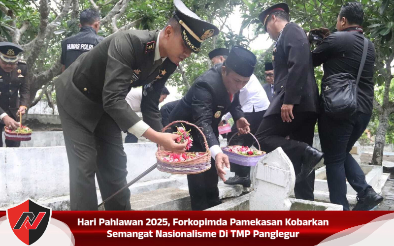 Hari Pahlawan 2025, Forkopimda Pamekasan Kobarkan Semangat Nasionalisme Di TMP Panglegur