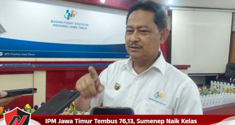 IPM Jawa Timur Tembus 76,13, Sumenep Naik Kelas Dan Batu Tembus Sangat Tinggi