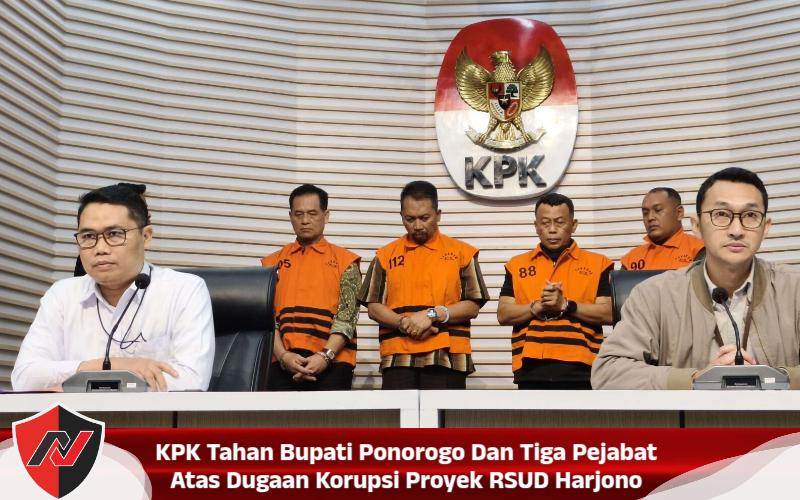 KPK Tahan Bupati Ponorogo Dan Tiga Pejabat Atas Dugaan Korupsi Proyek RSUD Harjono