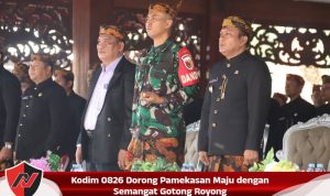 Kodim 0826 Dorong Pamekasan Maju dengan Semangat Gotong Royong