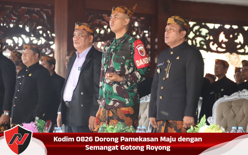 Kodim 0826 Dorong Pamekasan Maju dengan Semangat Gotong Royong