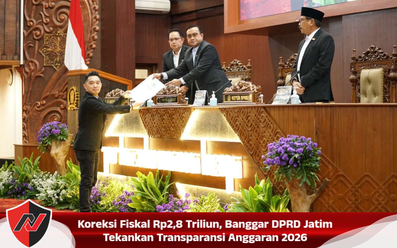 Koreksi Fiskal Rp2,8 Triliun, Banggar DPRD Jatim Tekankan Transparansi Anggaran 2026
