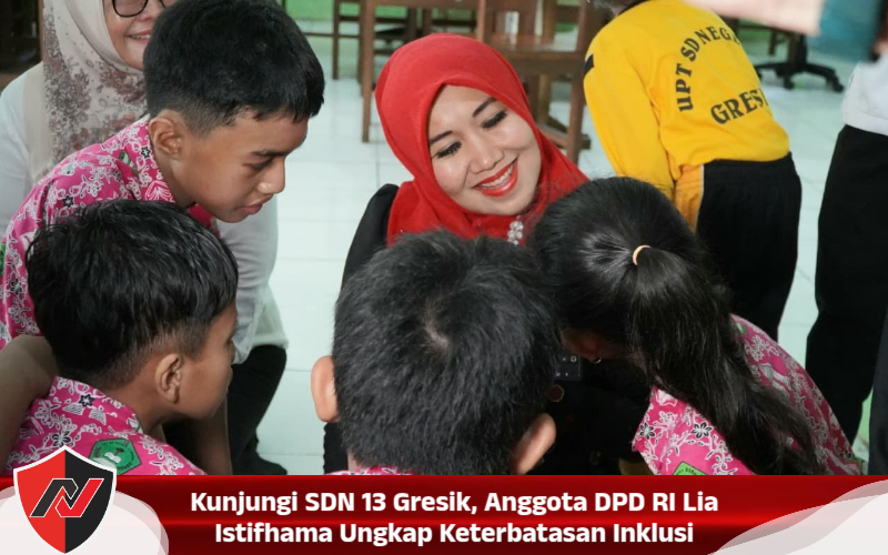 Kunjungi SDN 13 Gresik, Anggota DPD RI Lia Istifhama Ungkap Keterbatasan Inklusi