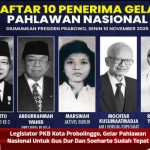 Legislator PKB Kota Probolinggo, Gelar Pahlawan Nasional Untuk Gus Dur Dan Soeharto Sudah Tepat