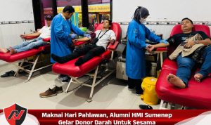 Maknai Hari Pahlawan, Alumni HMI Sumenep Gelar Donor Darah Untuk Sesama