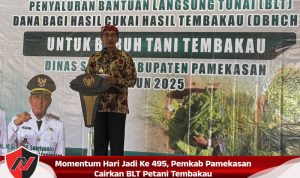 Momentum Hari Jadi Ke 495, Pemkab Pamekasan Cairkan BLT Petani Tembakau