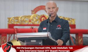 PDI Perjuangan Hormati KPK, Said Abdullah: Tak Ada Intervensi Kasus OTT Bupati Ponorogo