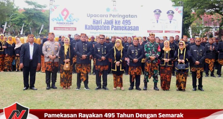 Pamekasan Rayakan 495 Tahun Dengan Semarak Budaya Madura Dan Busana Adat Bangsawan