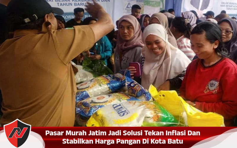 Pasar Murah Jatim Jadi Solusi Tekan Inflasi Dan Stabilkan Harga Pangan Di Kota Batu