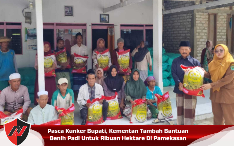 Pasca Kunker Bupati, Kementan Tambah Bantuan Benih Padi Untuk Ribuan Hektare Di Pamekasan