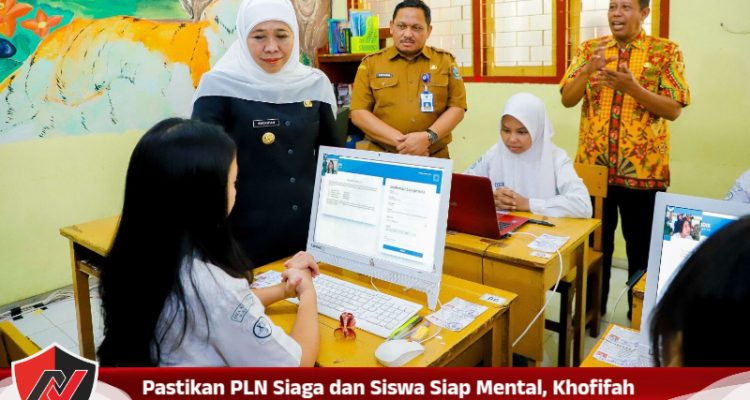 Pastikan PLN Siaga dan Siswa Siap Mental, Khofifah Tinjau Langsung TKA di SMA 6 Surabaya