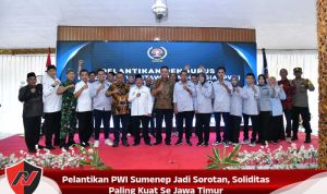 Pelantikan PWI Sumenep Jadi Sorotan, Soliditas Paling Kuat Se Jawa Timur