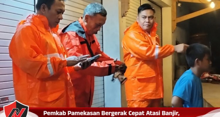 Pemkab Pamekasan Bergerak Cepat Atasi Banjir, BPBD Kerahkan Tim Tanggap Darurat