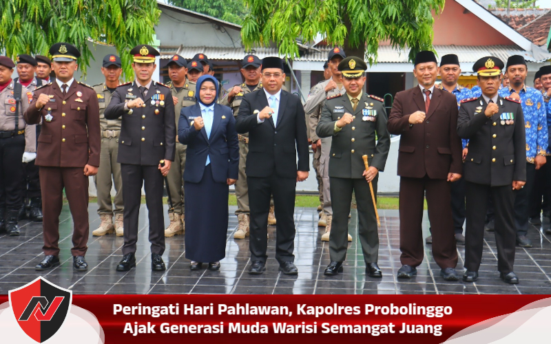 Peringati Hari Pahlawan, Kapolres Probolinggo Ajak Generasi Muda Warisi Semangat Juang