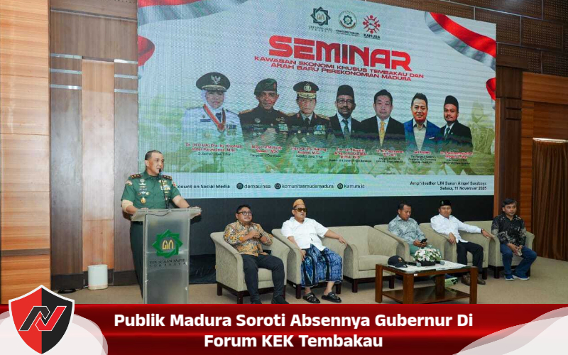 Publik Madura Soroti Absennya Gubernur Di Forum KEK Tembakau