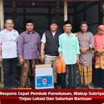 Respons Cepat Pemkab Pamekasan, Wabup Sukriyanto Tinjau Lokasi Dan Salurkan Bantuan