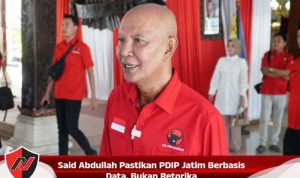 Said Abdullah Pastikan PDIP Jatim Berbasis Data, Bukan Retorika