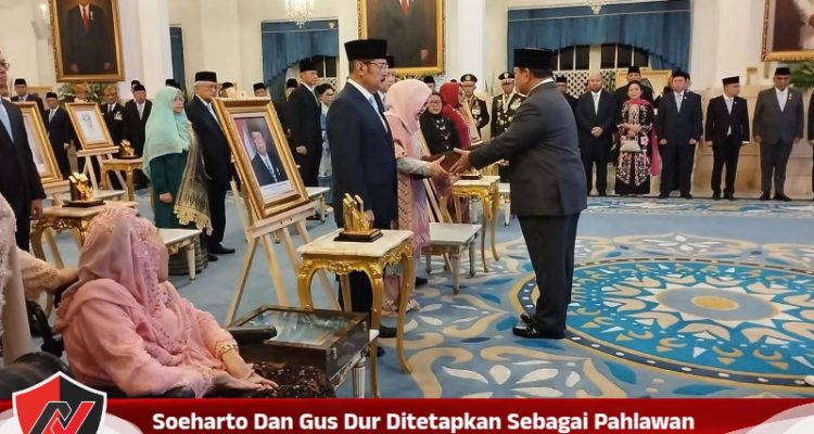 Soeharto Dan Gus Dur Ditetapkan Sebagai Pahlawan Nasional Oleh Presiden Prabowo