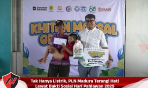 Tak Hanya Listrik, PLN Madura Terangi Hati Lewat Bakti Sosial Hari Pahlawan 2025 Tak Hanya Listrik, PLN Madura Terangi Hati Lewat Bakti Sosial Hari Pahlawan 2025