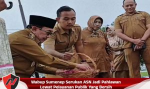 Wabup Sumenep Serukan ASN Jadi Pahlawan Lewat Pelayanan Publik Yang Bersih