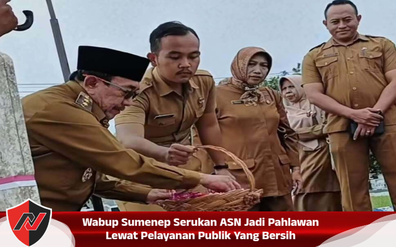 Wabup Sumenep Serukan ASN Jadi Pahlawan Lewat Pelayanan Publik Yang Bersih
