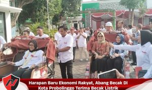 Harapan Baru Ekonomi Rakyat, Abang Becak Di Kota Probolinggo Terima Becak Listrik Harapan Baru Ekonomi Rakyat, Abang Becak Di Kota Probolinggo Terima Becak Listrik