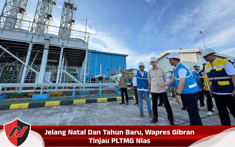 Jelang Natal Dan Tahun Baru, Wapres Gibran Tinjau PLTMG Nias
