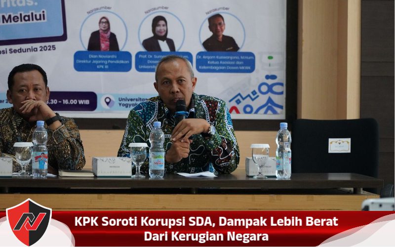 KPK Soroti Korupsi SDA, Dampak Lebih Berat Dari Kerugian Negara