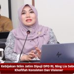 Kebijakan Iklim Jatim Dipuji DPD RI, Ning Lia Sebut Khofifah Konsisten Dan Visioner, Nees Satu, ProKlim Jawa Timur, Trofi ProKlim 2025, Lingkungan Jatim, Aksi Iklim Jawa Timur, Ning Lia Istifhama, Lia Istifhama ProKlim, Khofifah Indar Parawansa, Program Mangrove Jatim, Bank Sampah Jatim, Mitigasi Perubahan Iklim, Adaptasi Perubahan Iklim, Penghargaan ProKlim Nasional, Net Zero Emission 2060, Lingkungan Hidup Jawa Timur, DPD RI Jawa Timur.#NewsSatu ,#Surabaya ,#ProKlim2025 ,#ProKlimJatim, #NingLiaIstifhama ,#LiaIstifhama, #DPDRIJatim, #JawaTimur, #KhofifahIndarParawansa, #AksiIklim ,#MitigasiIklim, #AdaptasiIklim, #MangroveJatim, #BankSampahJatim ,#LingkunganHidup, #EkologiJatim, #NetZeroEmission, #ProKlimLestari, #ProKlimUtama ,#JatimBerprestasi, #PenghargaanLingkungan, #ClimateAction, #EcoJatim ,#SustainabilityJatim, #PemprovJatim, #DPDRI, #ARCI , #LingkunganIndonesia ,#GoGreenJatim ,#PerubahanIklim,  #JatimHijau, #JatimBersih, #ProgramMangrove ,#KomunitasProKlim, #AksiHijau, #JatimLeadingClimate, #JatimNationalLeader