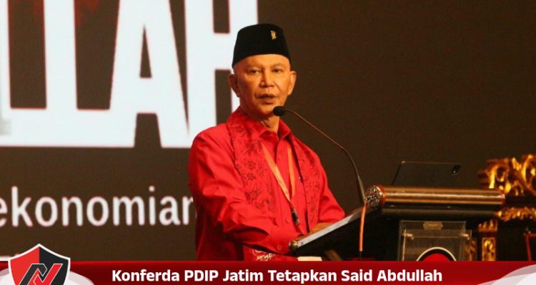 Konferda PDIP Jatim Tetapkan Said Abdullah sebagai Ketua DPD