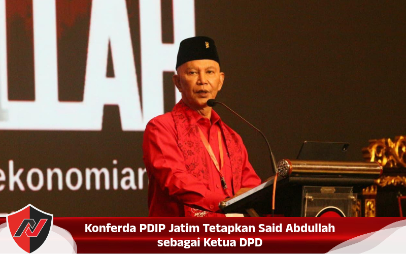 Konferda PDIP Jatim Tetapkan Said Abdullah sebagai Ketua DPD