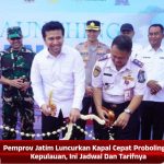 Pemprov Jatim Luncurkan Kapal Cepat Probolinggo Kepulauan, Ini Jadwal Dan Tarifnya