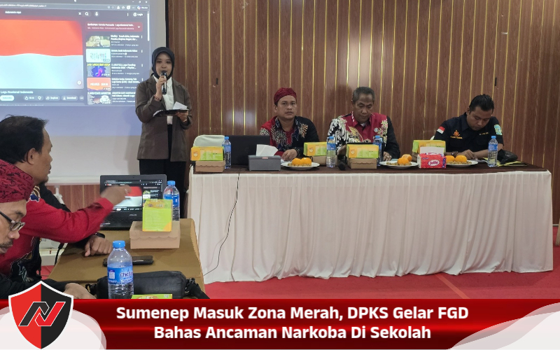 Sumenep Masuk Zona Merah, DPKS Gelar FGD Bahas Ancaman Narkoba Di Sekolah
