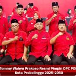 Tommy Wahyu Prakoso Resmi Pimpin DPC PDIP Kota Probolinggo 2025–2030