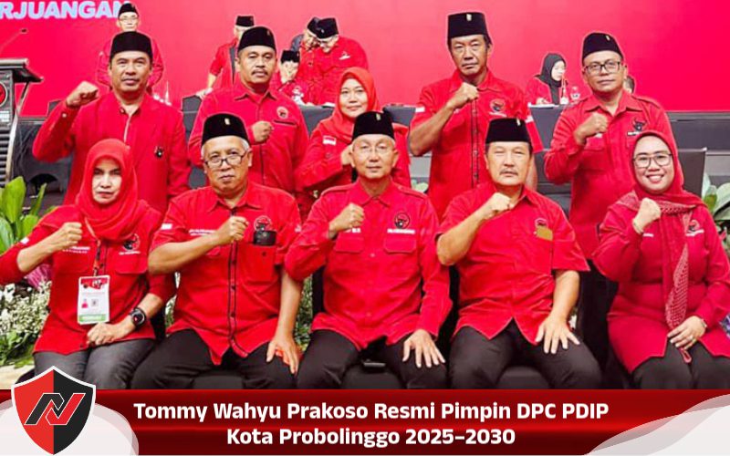Tommy Wahyu Prakoso Resmi Pimpin DPC PDIP Kota Probolinggo 2025–2030