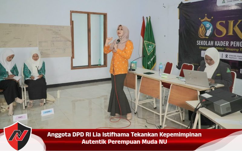 Anggota DPD RI Lia Istifhama Tekankan Kepemimpinan Autentik Perempuan Muda NU