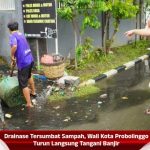 Drainase Tersumbat Sampah, Wali Kota Probolinggo Turun Langsung Tangani Banjir