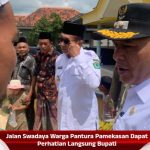Jalan Swadaya Warga Pantura Pamekasan Dapat Perhatian Langsung Bupati