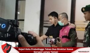 Kejari Kota Probolinggo Tahan Dua Direktur Kasus Korupsi Lampu Taman