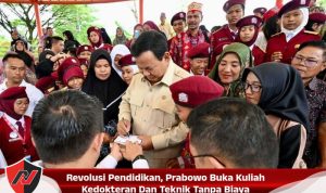 Revolusi Pendidikan, Prabowo Buka Kuliah Kedokteran Dan Teknik Tanpa Biaya