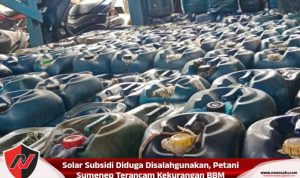 Solar Subsidi Diduga Disalahgunakan, Petani Sumenep Terancam Kekurangan BBM