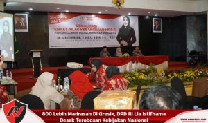 800 Lebih Madrasah Di Gresik, DPD RI Lia Istifhama Desak Terobosan Kebijakan Nasional