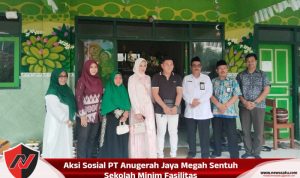 Aksi Sosial PT Anugerah Jaya Megah Sentuh Sekolah Minim Fasilitas