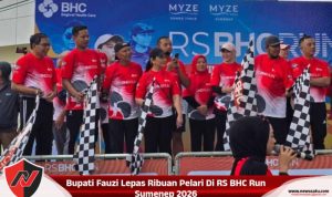 Bupati Fauzi Lepas Ribuan Pelari Di RS BHC Run Sumenep 2026