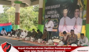 Bupati Kholilurrahman Pastikan Pembangunan Tetap Jalan Meski Efisiensi Anggaran