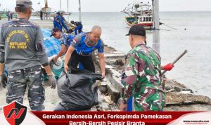 Gerakan Indonesia Asri, Forkopimda Pamekasan Bersih-Bersih Pesisir Branta